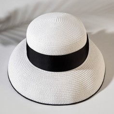 Шляпа женская MINAKU 7306511 белая р. 56-58