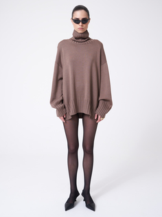 Свитер женский Patratskaya 19743 бежевый Onesize