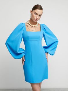 Платье женское Vittoria Vicci 1-23-2-0-0-52794 голубое XS
