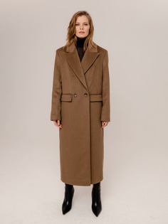 Пальто женское CHALAIA CHFLL01 коричневое M