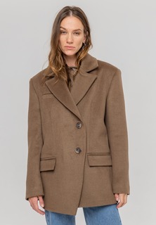 Пальто женское CHALAIA CHFLK01 коричневое M