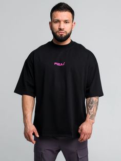 Футболка мужская FIZULI OVER-FUT001 черная XS