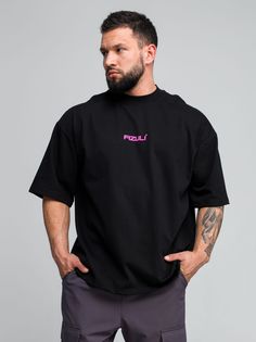 Футболка мужская FIZULI OVER-FUT001 черная S