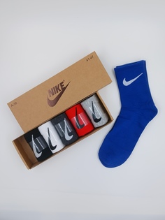 Комплект носков мужских Nike DB4218 разноцветных 41-47 5 пар