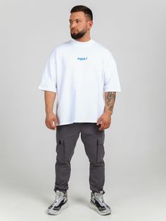Футболка мужская FIZULI OVER-FUT001 белая XL