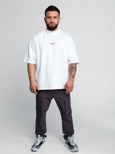 Футболка мужская FIZULI OVER-FUT001 белая XL