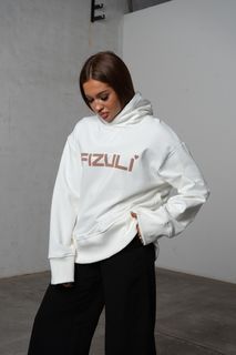 Худи женское FIZULI W-HOODY-FIZ бежевое M