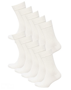 Комплект носков мужских Status Классические из хлопка 10 пар белых 27