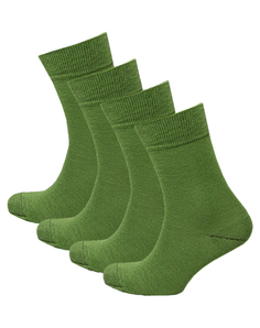 Комплект носков мужских Status Классические из хлопка зеленых 25, 4 пары