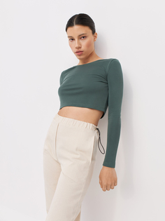 Лонгслив женский Arive ARV-WS-10514-002 зелёный, размер L