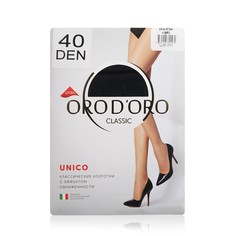 Колготки женские Orodoro Unico черные 4 размер