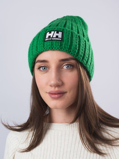 Шапка бини женская Helly Hansen 013 реплика зеленая one size