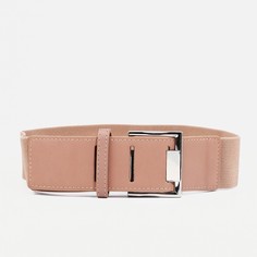 Ремень женский 9730855 бежевый, 66х5 см No Brand