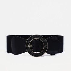 Ремень женский 9709441 черный, 86х7 см No Brand