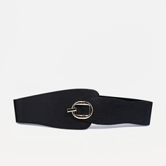 Ремень женский 9709439 черный, 87х6 см No Brand