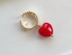 Кольцо из бижутерного сплава one size Cuddle Jewelry K-R001, керамика