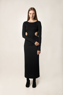 Платье женское Poche 0PLTYBLCK черное XS