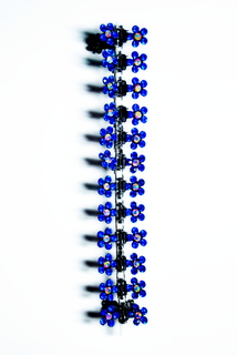 Заколка-краб женская Fashion Jewelry Мини синяя