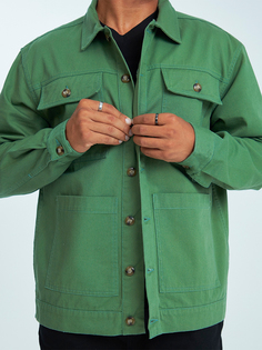 Рубашка мужская Velocity I-RTD42 зеленая XL