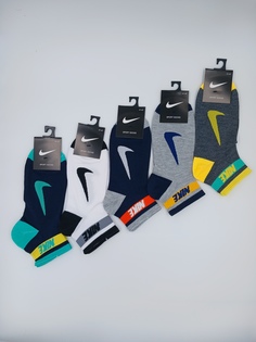 Комплект носков мужских Nike NF27123 разноцветных 41-47 5 пар