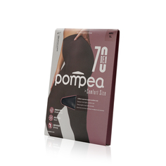 Колготки женские Pompea черные XL