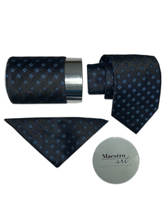 Галстук мужской Sichuan Fflourish Silk Co., Ltd. Банка, черный