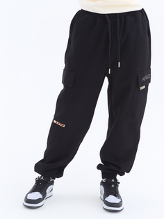 Спортивные брюки мужские KF 69-077 черные 46-48/175