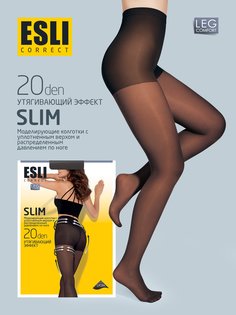 Колготки женские Esli SLIM 20 черные 2