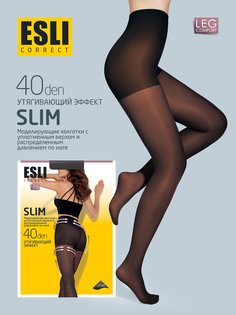 Колготки женские Esli SLIM 40 черные 2