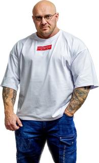 Футболка мужская INFERNO style Ф-008-001 белая 4XL