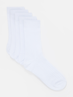 Носки Cotton & Quality женские, белые, размер 36-39, 5815Т5, 5 пар