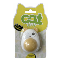 Игрушка для кошек Шарик мятный на липучке No Brand