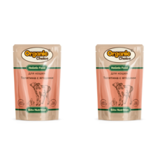 Влажный корм для кошек Organic Сhoice телятина с ягодами в соусе 2 шт по 85 г