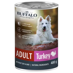Консервы для собак Mr.Buffalo ADULT индейка, 400г