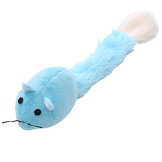 Игрушка для кошек Mascube, крыса, с кошачьей мятой, синяя, MBV032-2-2
