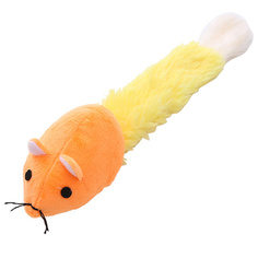 Игрушка для кошек Mascube, крыса, с кошачьей мятой, красная, MBV032-2-3