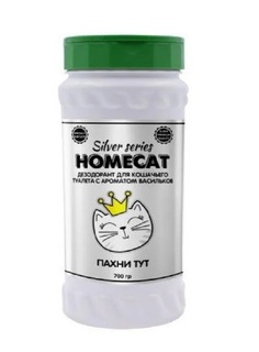 Дезодорант для кошачьего туалета Homecat Пахни ТУТ, с ароматом васильков, 3 шт по 700 г