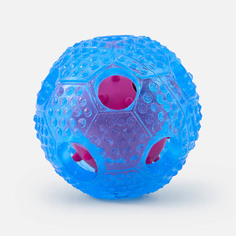 Игрушка для собак Mascube, полый, двойной шар, SM032-004, синяя