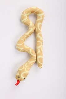 Игрушка для кошек Market Union, змея, с кошачьей мятой, 52 см, жёлтая