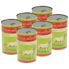Консервы для собак Prolapa с курицей и индейкой, 6 шт по 850 г