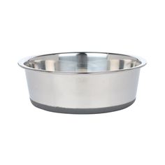Миска для животных Smart pet 14х4,5 см, противоскользящее дно, сталь/силикон, серая Kuchenland
