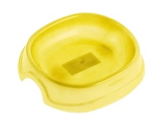 HOMECAT Atlantis 13,5 см х 12,5см х 3 см миска 200 мл желтый перламутр {3532894} Homepet