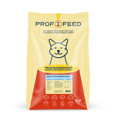 Сухой корм для кошек Profifeed для стерилизованных, 10кг