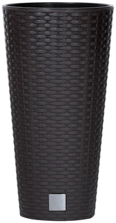 Цветочное кашпо Prosperplast Rato tubus DRTUS250-S433 15,5 л антрацит 1 шт.