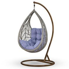 Подвесное кресло из искусственного ротанга N886-W70 Light Grey, Afina No Brand