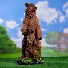 Садовая фигура "Медведи" два 26х25х55см Хорошие сувениры