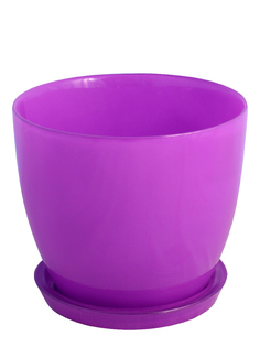 Цветочный горшок NiNaGlass Джина 3 4840157519_ фиолетовый