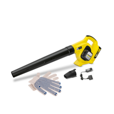 Аккумуляторная воздуходувка Karcher LBL 2 Set + рабочие перчатки