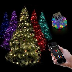 Гирлянда Нить SH Lights ILDS100RGB-USB-APP, 10м, RGB, от приложения, пульт ДУ, USB