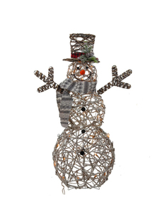 Фигурка декоративная Remecoclub Снеговик с подсветкой 701476 90 см